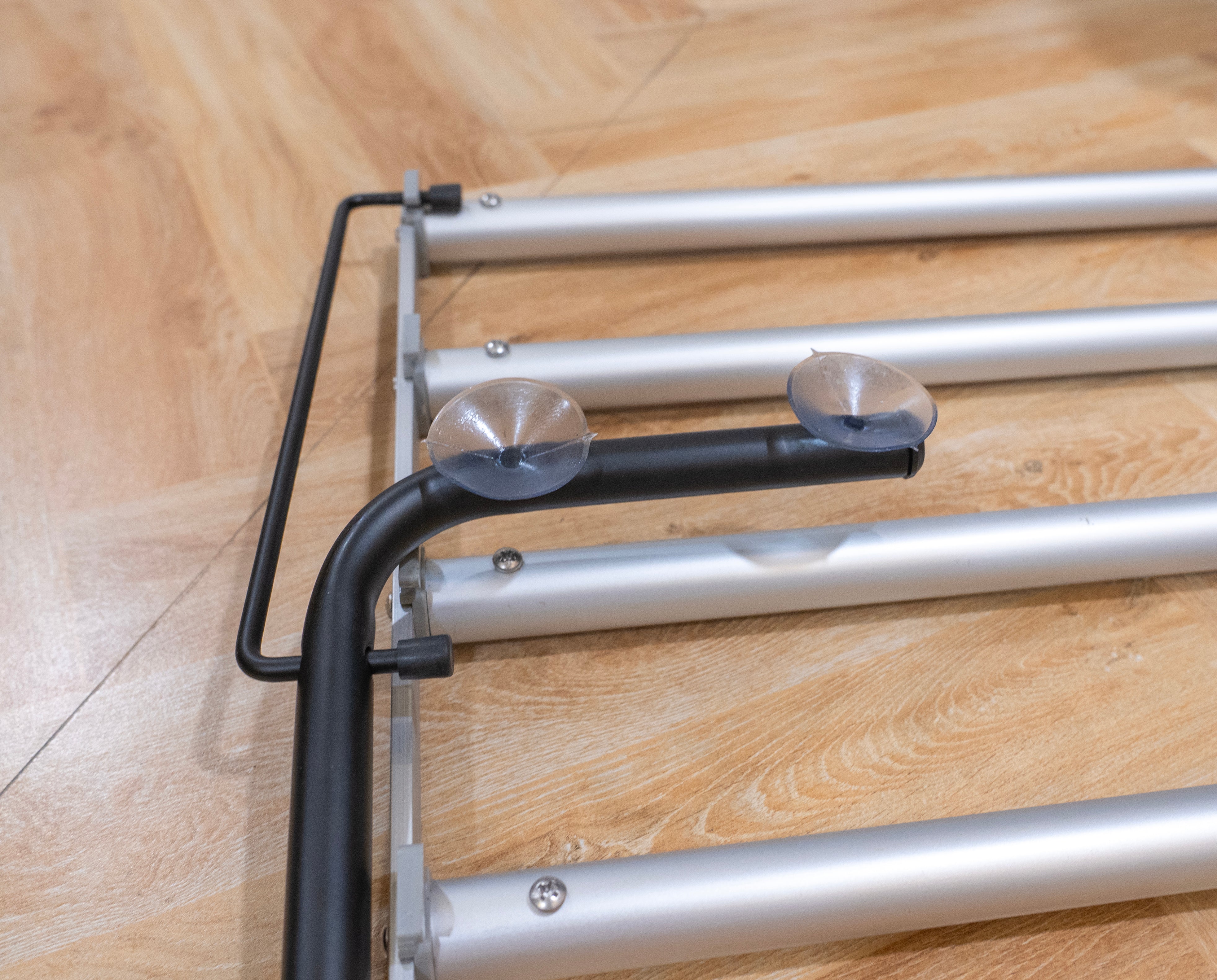 Glass Railing Mounted Movable Stand